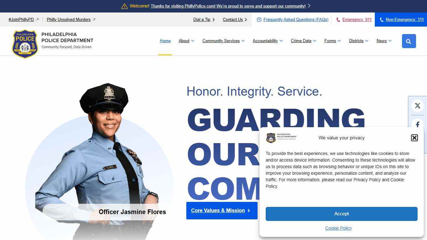 Home | Philadelphia Police Department (PPD)